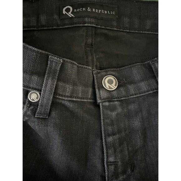 Rock & Republic Black Women’s Jeans Size 29 - Picture 4 of 5
